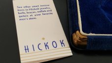 VINTAGE 4 leaf Clover CIGAR knife by Hickok 
