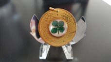 VINTAGE 4 leaf Clover CIGAR knife by Hickok 