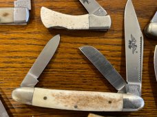 American Blade Display Case w/12 of 14 Folding Knives Japan