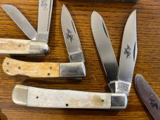 American Blade Display Case w/12 of 14 Folding Knives Japan