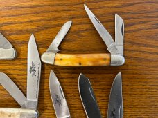 American Blade Display Case w/12 of 14 Folding Knives Japan