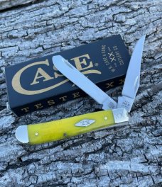 CASE XX ** SFO 2023 SMOOTH YELLOW BONE DIAMOND SHIELD MINI TRAPPER