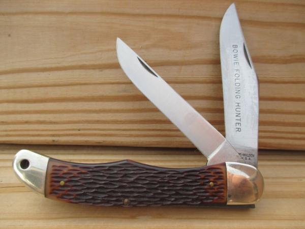 Schrade Walden 225H "Bowie Folding Hunter" 