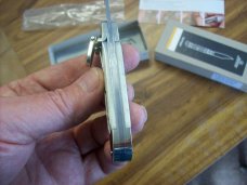 Hubertus Knife Solingen, Germany Small 08 White Smooth Bone 5 3/4 " Open Lillyput NIB