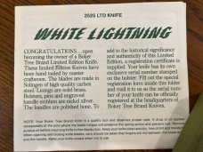 Boker Tree Brand 1980 "White Lightning" Limited Edition Trapper Knife SN#2757 Germany