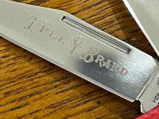 Boker Tree Brand 2-Blade Trapper Folding Knife w/Smooth Red Bone Scales Germany
