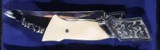 Camel Bone Knife Handle Blanks Pair