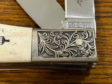 Spouting Whale F&F Custom Design Cape Hatteras Lighthouse Scrimshaw Ltd Ed Trapper #829 Japan