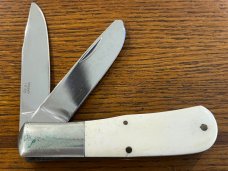 Spouting Whale F&F Inc. CS-21 Scrimshaw Barlow Folding Knife SN#2189