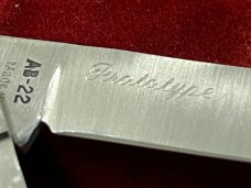 American Blade 1977 Anniversary 3 Blade Canoe Pocket Knife AB-22 Japan -- MINT PROTOTYPE!!!