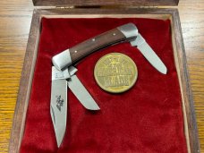 American Blade 1977 Anniversary 3 Blade Canoe Pocket Knife AB-22 Japan -- MINT PROTOTYPE!!!