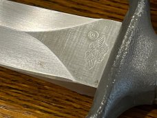 American Blade 9" Spear Point Boot Knife w/Metal Handle AB-27 Japan 