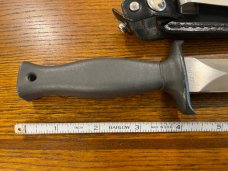 American Blade 9" Spear Point Boot Knife w/Metal Handle AB-27 Japan 