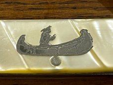 Boker Tree Brand 1977 American Indian Limited Edition Canoe Knife SN#12430 Germany 