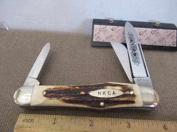 Kissing Crane Stag Handle Whittler For NKCA