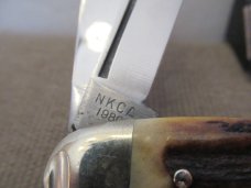 Kissing Crane Stag Handle Whittler For NKCA