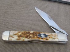Case XX 2006 Rugar Cheetah Cub Burnt Honey Bone Pattern # 611 1/2 SS