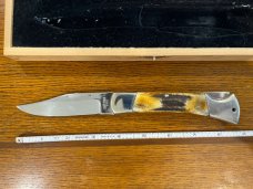 Explorer Limited Edition Collector's Stag Hunter Lockback Knife Japan SN#297