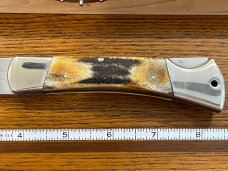 Explorer Limited Edition Collector's Stag Hunter Lockback Knife Japan SN#297
