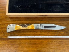 Explorer Limited Edition Collector's Stag Hunter Lockback Knife Japan SN#297