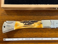 Explorer Limited Edition Collector's Stag Hunter Lockback Knife Japan SN#297