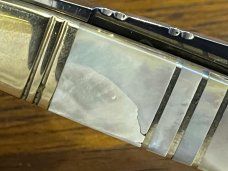 Frost Cutlery Ocoee River 518MOP Whittler Folding Knife w/Mother of Pearl Inlaid Handle