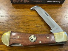 Frost Hoof & Hay Folding Knife, 2.625in, Stainless Blade, Cocobolo Wood Handle 15-883CB
