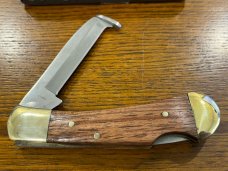 Frost Hoof & Hay Folding Knife, 2.625in, Stainless Blade, Cocobolo Wood Handle 15-883CB