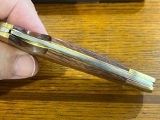 Frost Hoof & Hay Folding Knife, 2.625in, Stainless Blade, Cocobolo Wood Handle 15-883CB