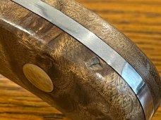 Hunter North American Hunting Club Clip Point Hunting Knife w/Burled Walnut Scales