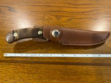 Hunter North American Hunting Club Clip Point Hunting Knife w/Burled Walnut Scales