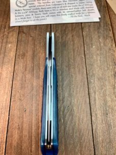 Moki Kronos ANZ-433 SFO for SSk Lapis Blue Aberdeen Jigged Bone, Slightly Lighter Blue