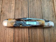 Queen City Cutlery Classics English Jack Torched Stag