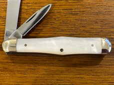 Palmetto Cutlery Club Mother of Pearl Trapper Folding Knife