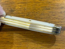 Palmetto Cutlery Club Mother of Pearl Trapper Folding Knife