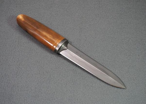 + *RARE* ANDERS HOGSTROM CUSTOM HAMON DAGGER W/STERLING SILVER FITTING +