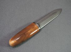+ *RARE* ANDERS HOGSTROM CUSTOM HAMON DAGGER W/STERLING SILVER FITTING +
