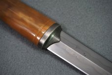 + *RARE* ANDERS HOGSTROM CUSTOM HAMON DAGGER W/STERLING SILVER FITTING +