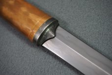+ *RARE* ANDERS HOGSTROM CUSTOM HAMON DAGGER W/STERLING SILVER FITTING +