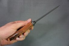 + *RARE* ANDERS HOGSTROM CUSTOM HAMON DAGGER W/STERLING SILVER FITTING +