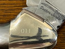Parker Custom Series "1984 Evansville Knife Club" Ltd Ed Black Pearl Gunboat Canoe Knife SN#11/40