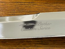 Parker Custom Series Drop Point Hunting Knife w/Stag Handle Hand Made by DAM Japan