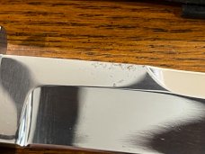 Parker Custom Series Drop Point Hunting Knife w/Stag Handle Hand Made by DAM Japan