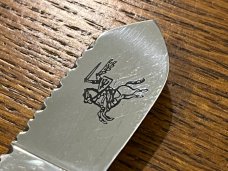 Parker Custom Series Limited Edition Black Pearl Gunboat Canoe Knife Japan SN#361