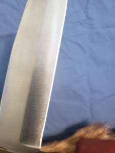 Handmade Raven Bowie Knife - Gorgeous Hand Carved Stag Handle - Opal Eyes!