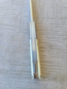 Dymtro Zuznietsov Walrus Ivory Wharnie Barlow...M390..4" lockback...elongated bolsters 