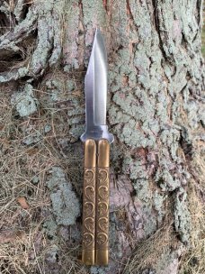SINGAPORE, valor Japan brass Damascus pattern