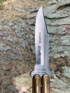 SINGAPORE, valor Japan brass Damascus pattern