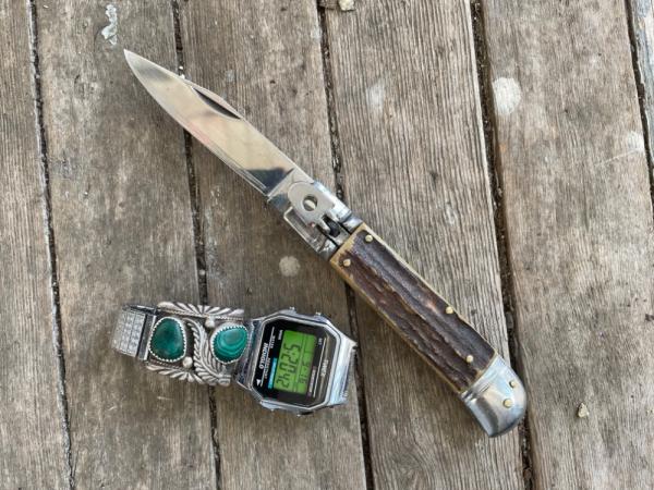 Italian Lever Lock Stag