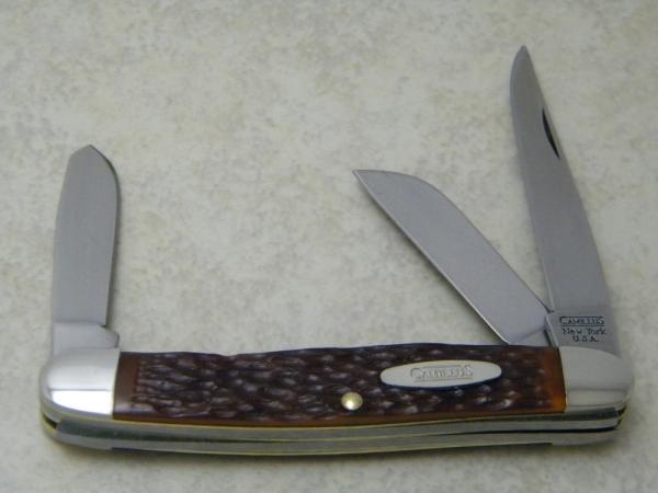 Camillus New York USA Jigged Delrin Large Stockman Knife Camillus New York USA Jigged Delrin Large Stockman Knife